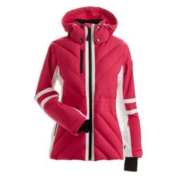 NILS Snowmass Jacket Women's in Hot Pink and White